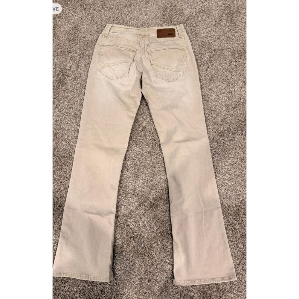 BKE Tan Corduroy Bootcut Flare Pants Beige Neutral Low Rise Size 27x32-745